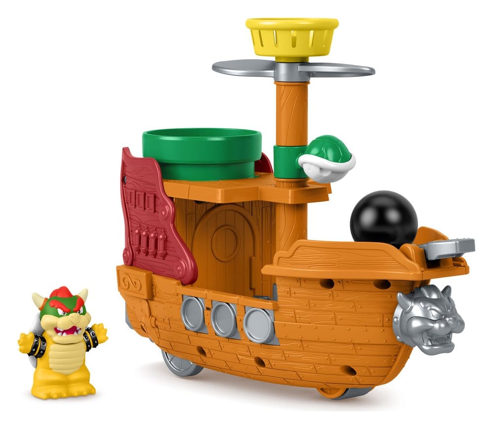 Mon Mario Little People Playset Le dirigeable de Bowser