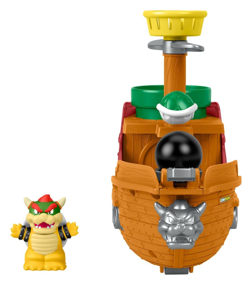 Mon Mario Little People Playset Le dirigeable de Bowser
