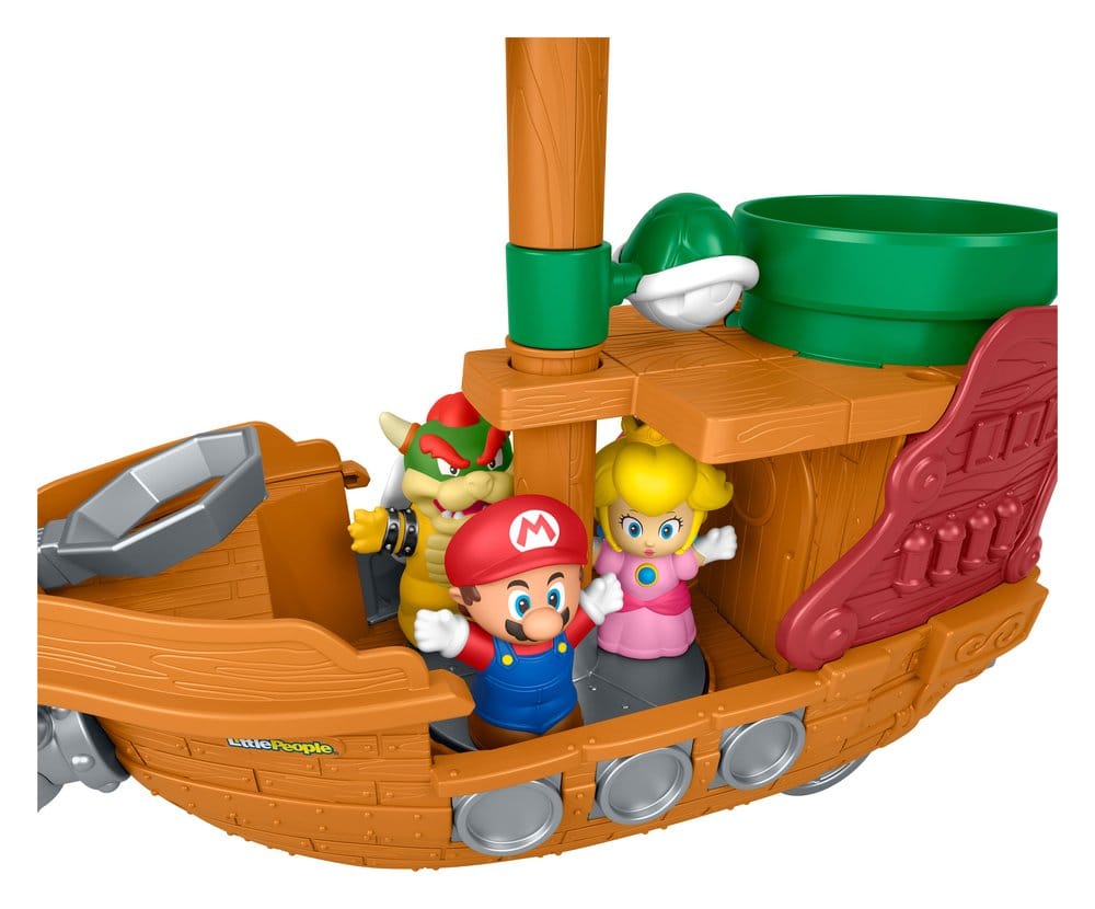 Mon Mario Little People Playset Le dirigeable de Bowser