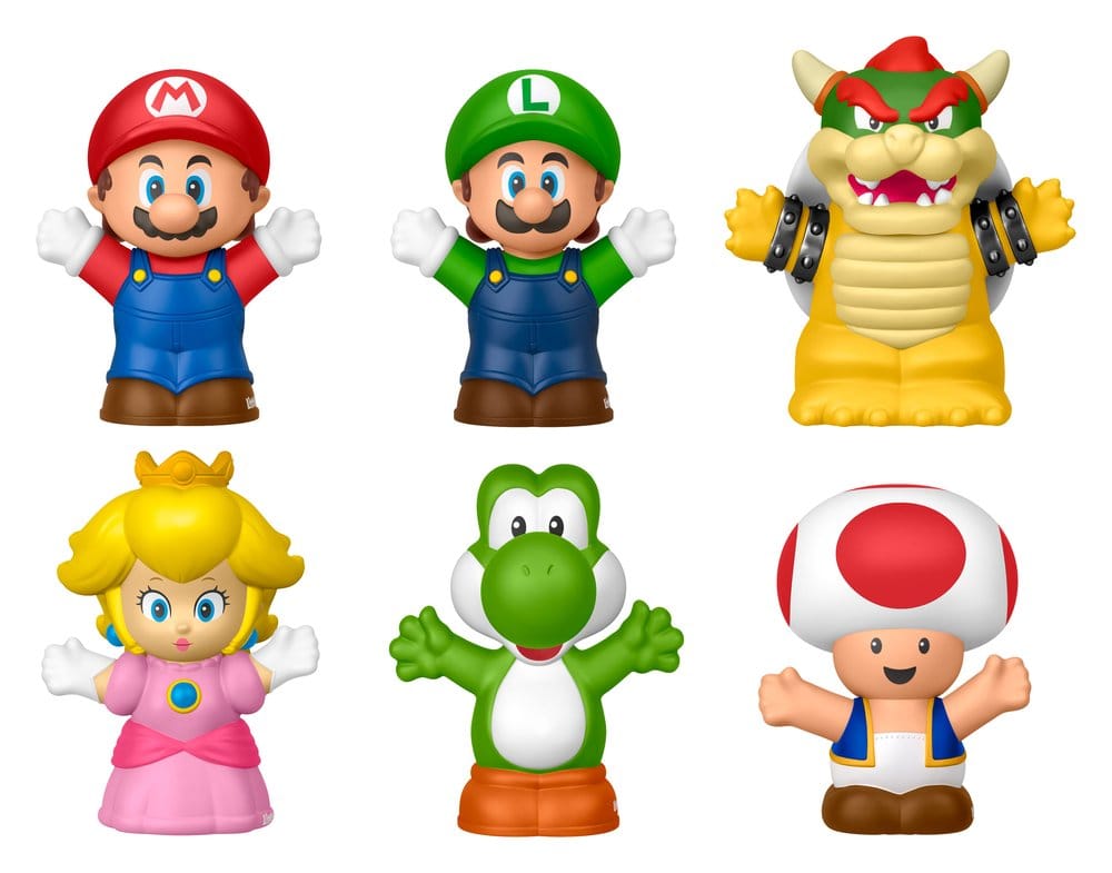 My Mario Little People Collector Mini Figurine 6-Pack 7 cm