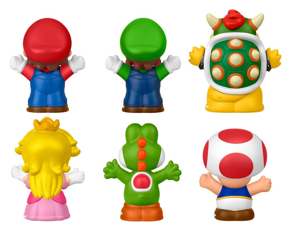 My Mario Little People Collector minifiguur, 6-pack, 7 cm