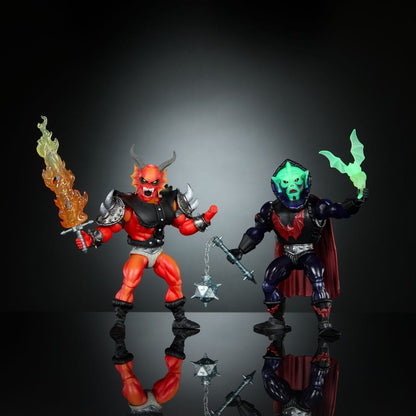 Akcijska figurica Masters of the Universe x Stranger Things Origins 2 paketa Hordak & Hellfire-Man 14 cm