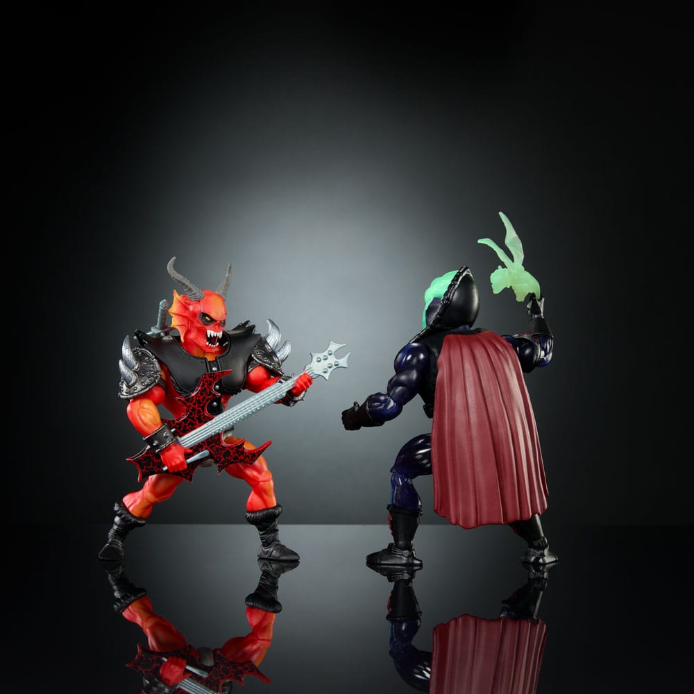Akcijska figurica Masters of the Universe x Stranger Things Origins 2 paketa Hordak & Hellfire-Man 14 cm