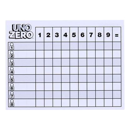 UNO Zero Card Game