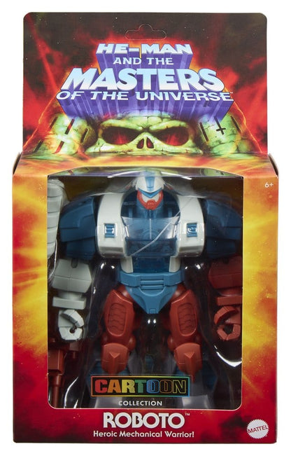 Masters of the Universe Origins Deluxe actionfigur tegneseriesamling: Roboto 14 cm