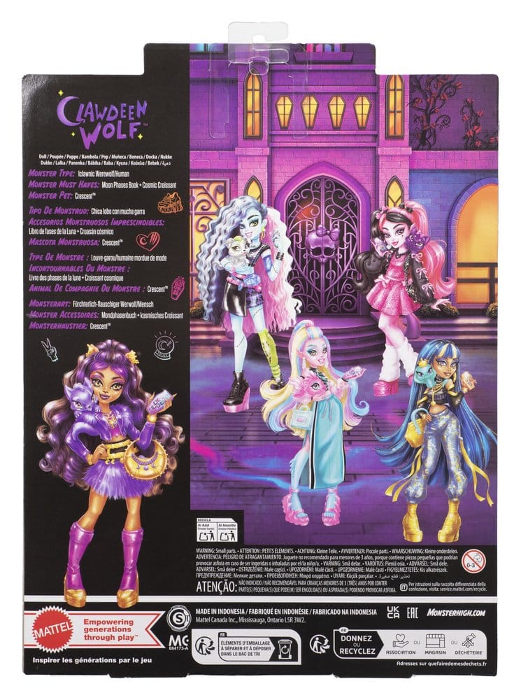 Monster High lutka Clawdeen Wolf
