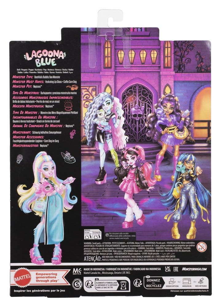 Monster High Puppe Lagoona Blau