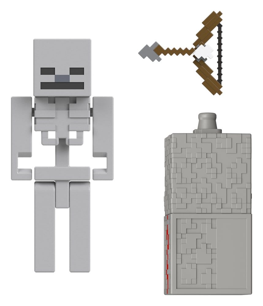 Minecraft Actiefiguur Skelet 8 cm
