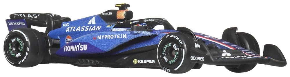Veicolo pressofuso Premium Hot Wheels di Formula 1 1:64 Team Williams: Pilota 1