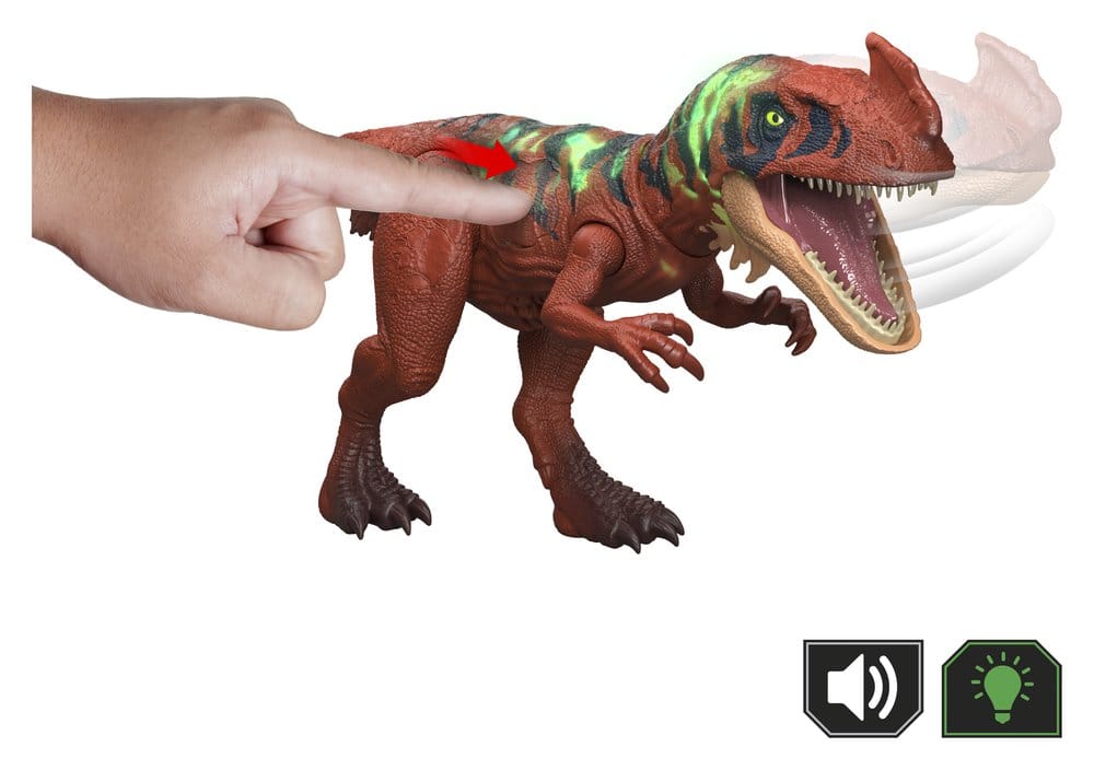 Jurassic World: Figura de acción de supervivencia Wild Roar Afrovenator