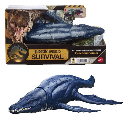 Jurassic World: Figura de acción de supervivencia Wild Roar Brachauchenius