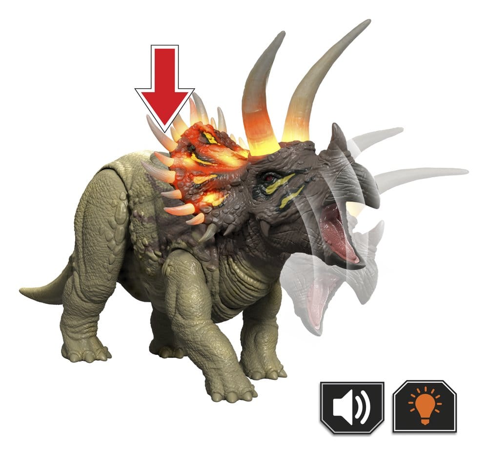 Jurassic World: Survival Action Figur Wild Roar Triceratops 31 cm