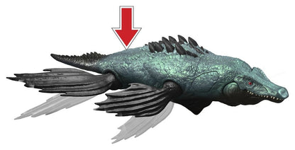 Jurassic World : Figurine de survie Gigantic Thrashers Liopleurodon 30 cm