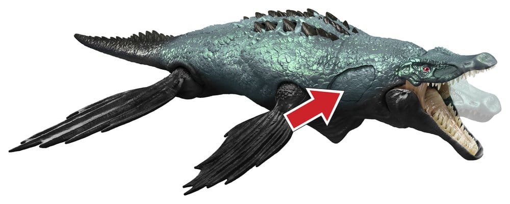 Jurassic World : Figurine de survie Gigantic Thrashers Liopleurodon 30 cm