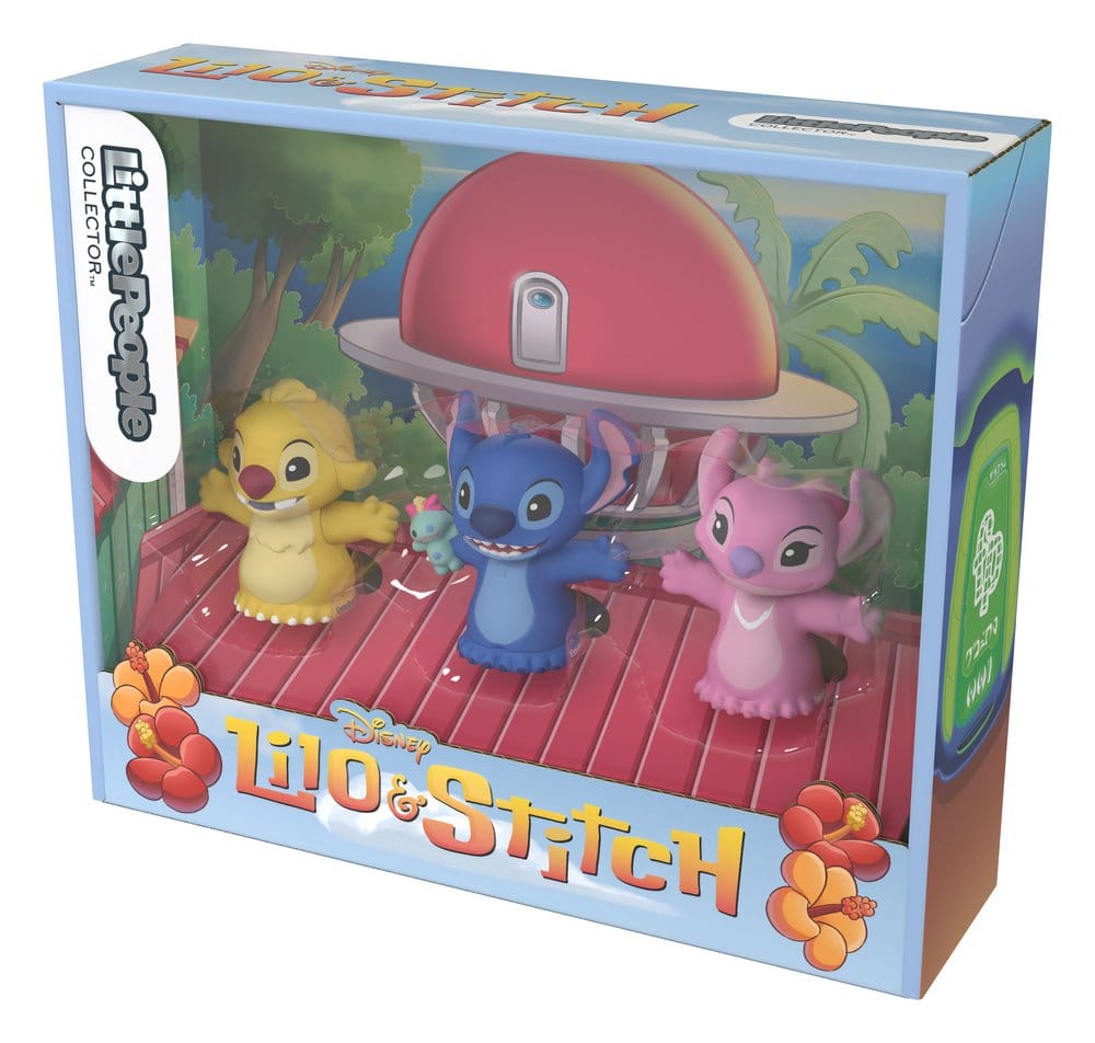 Lilo & Stitch Little People Lot de 3 mini figurines collector Stitch & The Cousins 7 cm