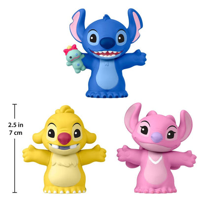 Lilo & Stitch Little People Lot de 3 mini figurines collector Stitch & The Cousins 7 cm