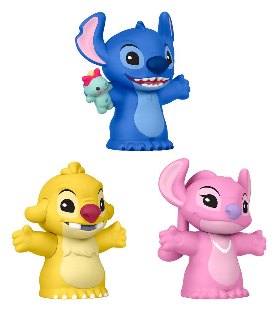 Lilo & Stitch Little People Lot de 3 mini figurines collector Stitch & The Cousins 7 cm