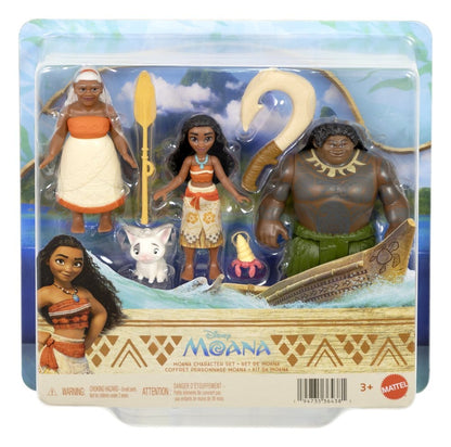 Vaiana Action Figur 3-Pack karaktersæt 9 cm