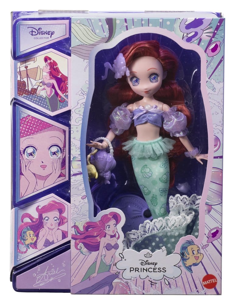 Disney Prinsesse Dukke Manga Ariel 22 cm