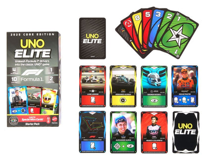 Gioco di carte Formula 1 UNO Starter-Set Elite F1