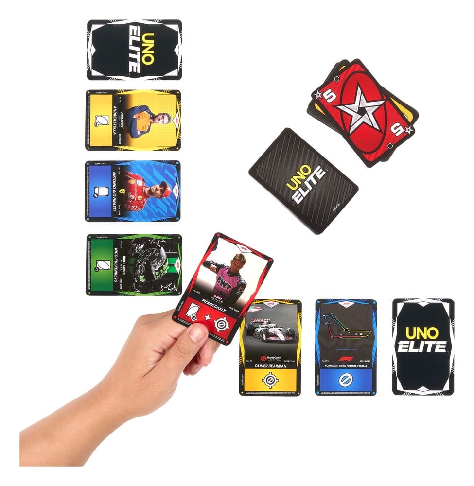 Gioco di carte Formula 1 UNO Starter-Set Elite F1