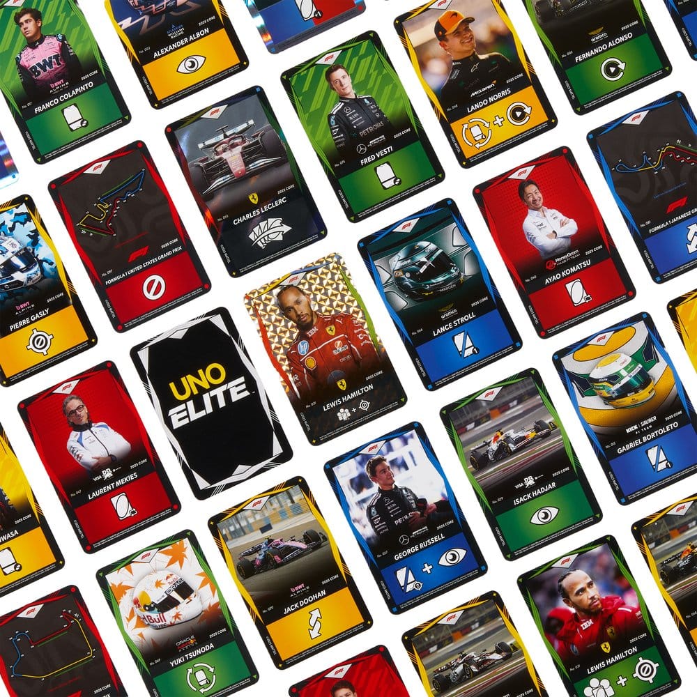 Gioco di carte Formula 1 UNO Starter-Set Elite F1