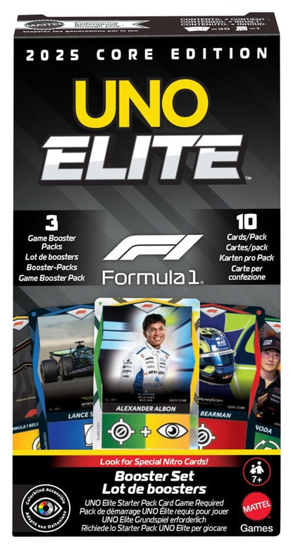 Formel 1 UNO kortspel Elite F1 Booster-set