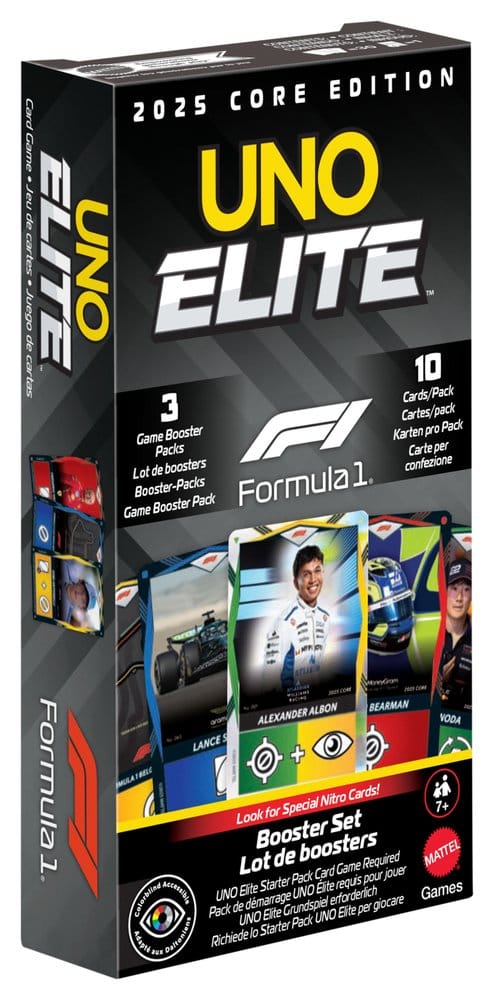 Formel 1 UNO kortspel Elite F1 Booster-set