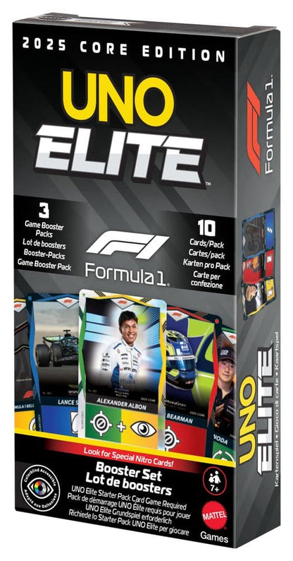 Formel 1 UNO kortspel Elite F1 Booster-set