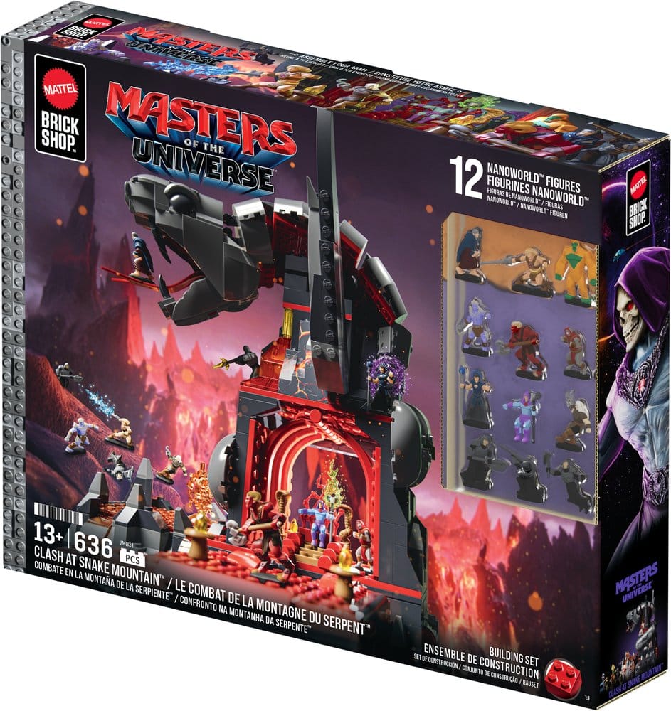 Les Maîtres de l'Univers Mattel Brick Shop Kit de construction Snake Mountain