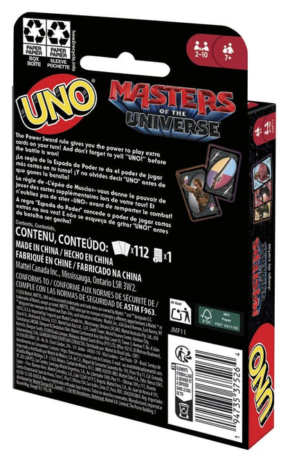 Masters of the Universe 2026 Movie UNO Card Game