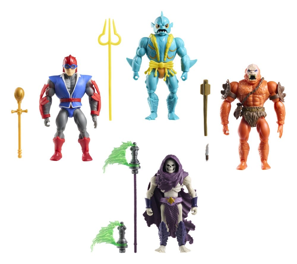 Masters of the Universe Origins Action Figur 4-Pack Battle for Subternia 14 cm