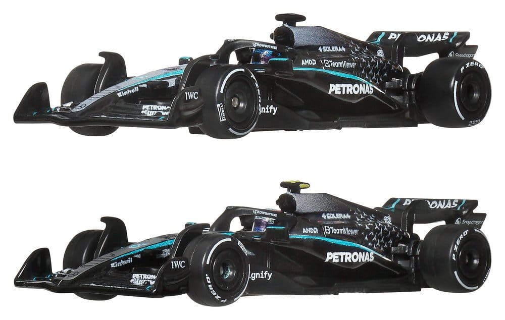 Formel 1 Hot Wheels Premium Die-Cast Vehicle 2-Pack 1:64 Team Mercedes-AMG PETRONAS
