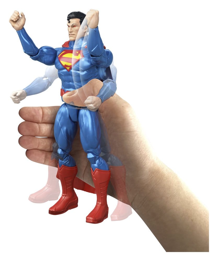 DC Premier Figura de Acción con Luz y Sonido Heat Vision Superman 16 cm