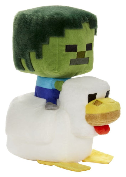 Minecraft Deluxe Peluche Poulet Jockey 20 cm