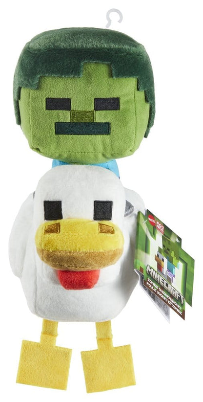 Minecraft Deluxe Peluche Poulet Jockey 20 cm