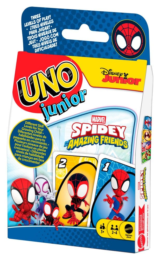 Spidey y sus increíbles amigos Juego de cartas UNO Junior