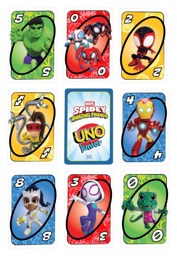 Spidey y sus increíbles amigos Juego de cartas UNO Junior