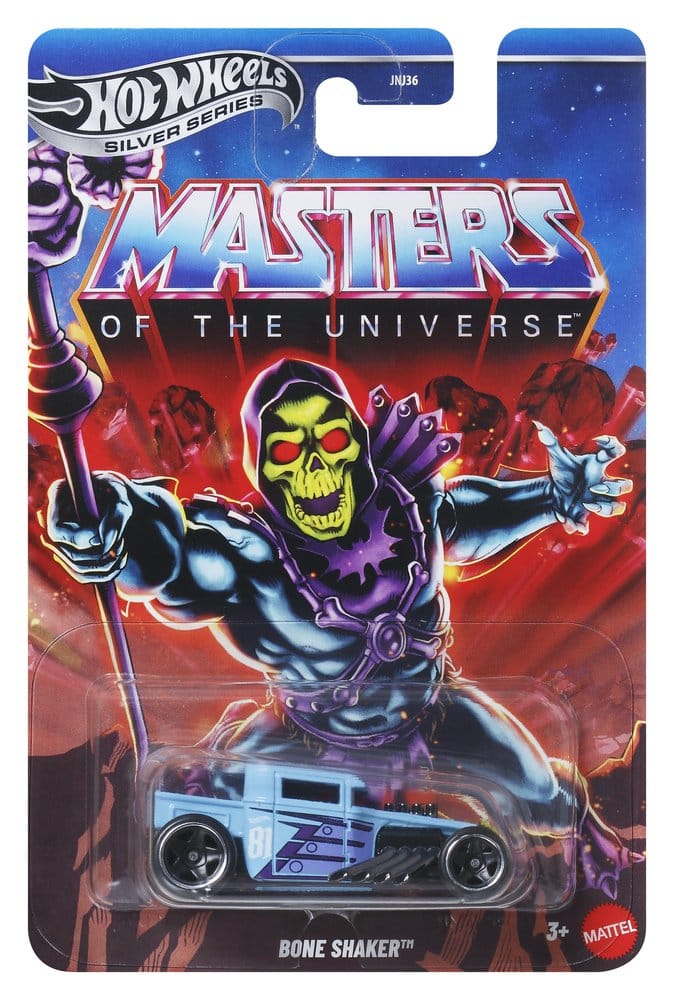 Véhicule moulé sous pression Masters of the Universe Silver Series 1/64 Bone Shaker