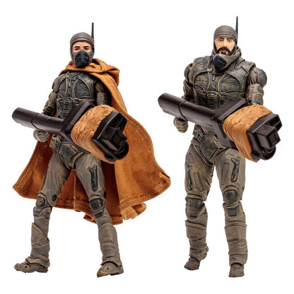 Dune: Deuxième partie Action Figure 2 pack Stilgar & Shishakli (étiquette d'or) 18 cm