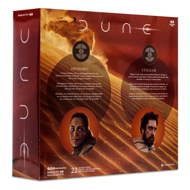 Dune: Deuxième partie Action Figure 2 pack Stilgar & Shishakli (étiquette d'or) 18 cm