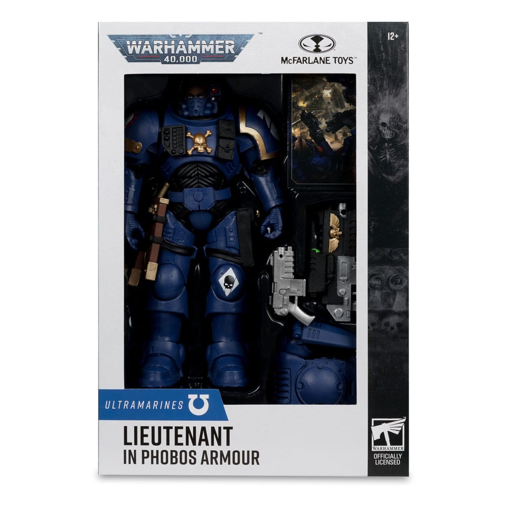 Warhammer 40.000 aksiyon figürü Phobos zırhında (ultramarinler) 18 cm