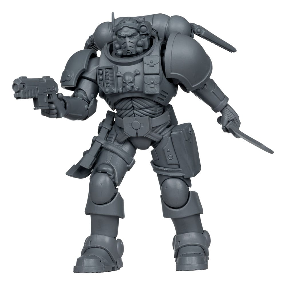 Warhammer 40.000 aksiyon figürü Phobos zırhında teğmen (Ultramarines) (sanatçı kanıtı) 18 cm