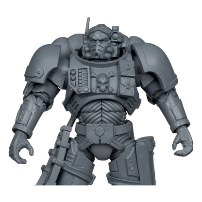 Warhammer 40.000 aksiyon figürü Phobos zırhında teğmen (Ultramarines) (sanatçı kanıtı) 18 cm