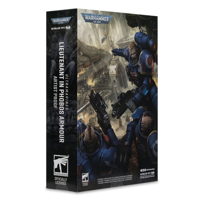 Warhammer 40.000 aksiyon figürü Phobos zırhında teğmen (Ultramarines) (sanatçı kanıtı) 18 cm