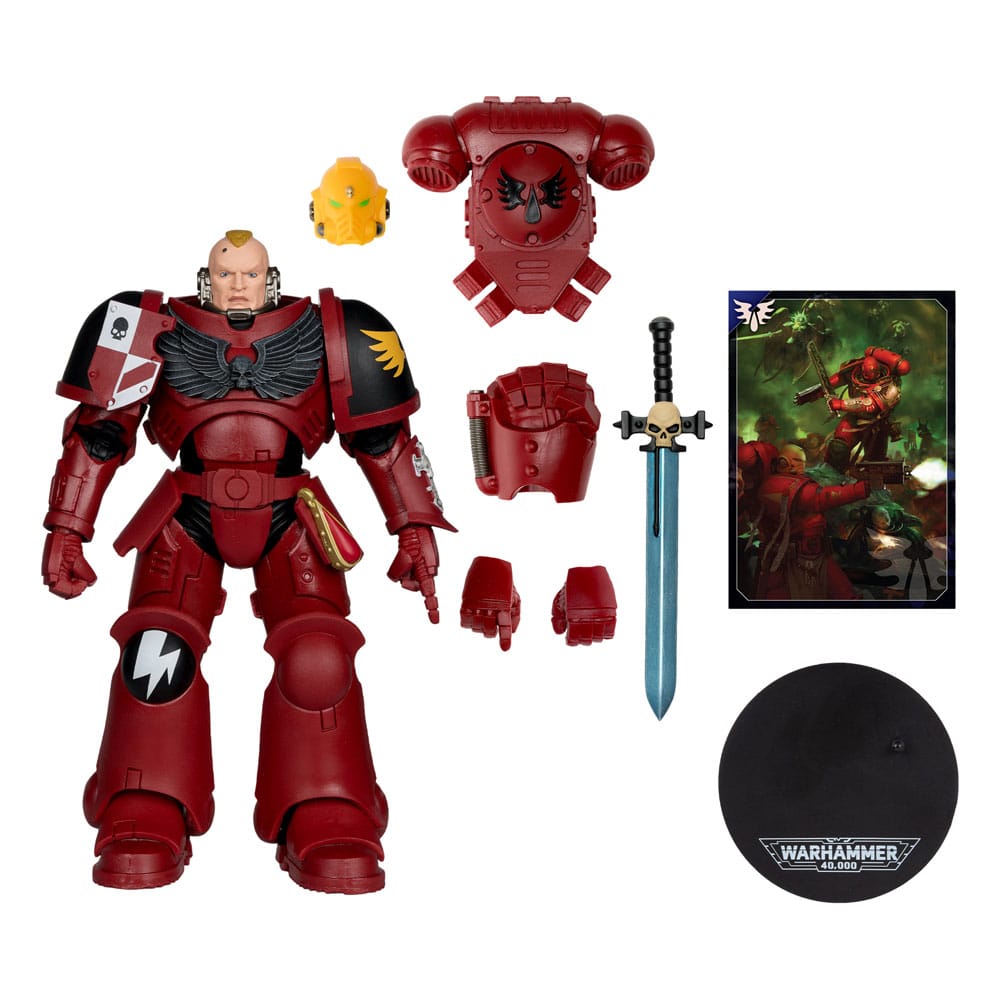 Warhammer 40.000 Action Figur Assault Intercessor Sergeant (Blood Angel) 18 cm