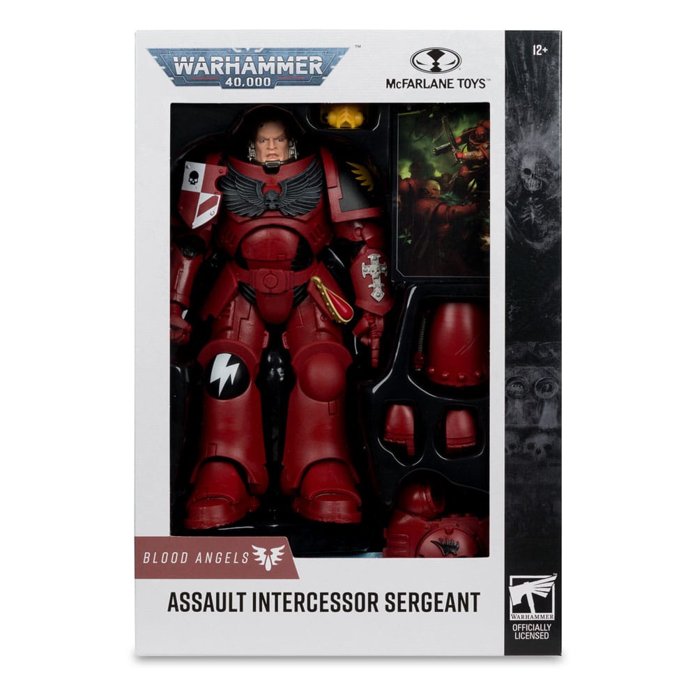 Warhammer 40.000 Action Figur Assault Intercessor Sergeant (Blood Angel) 18 cm