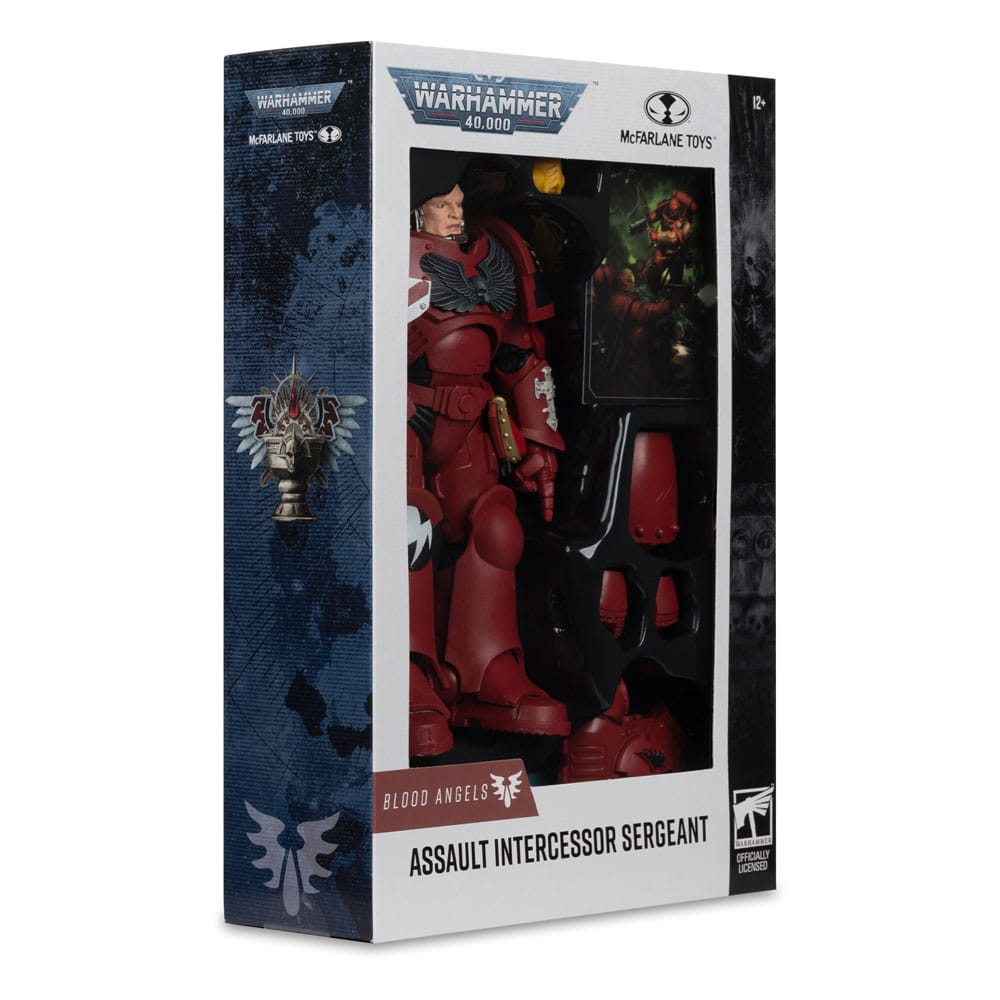 Warhammer 40.000 Action Figur Assault Intercessor Sergeant (Blood Angel) 18 cm