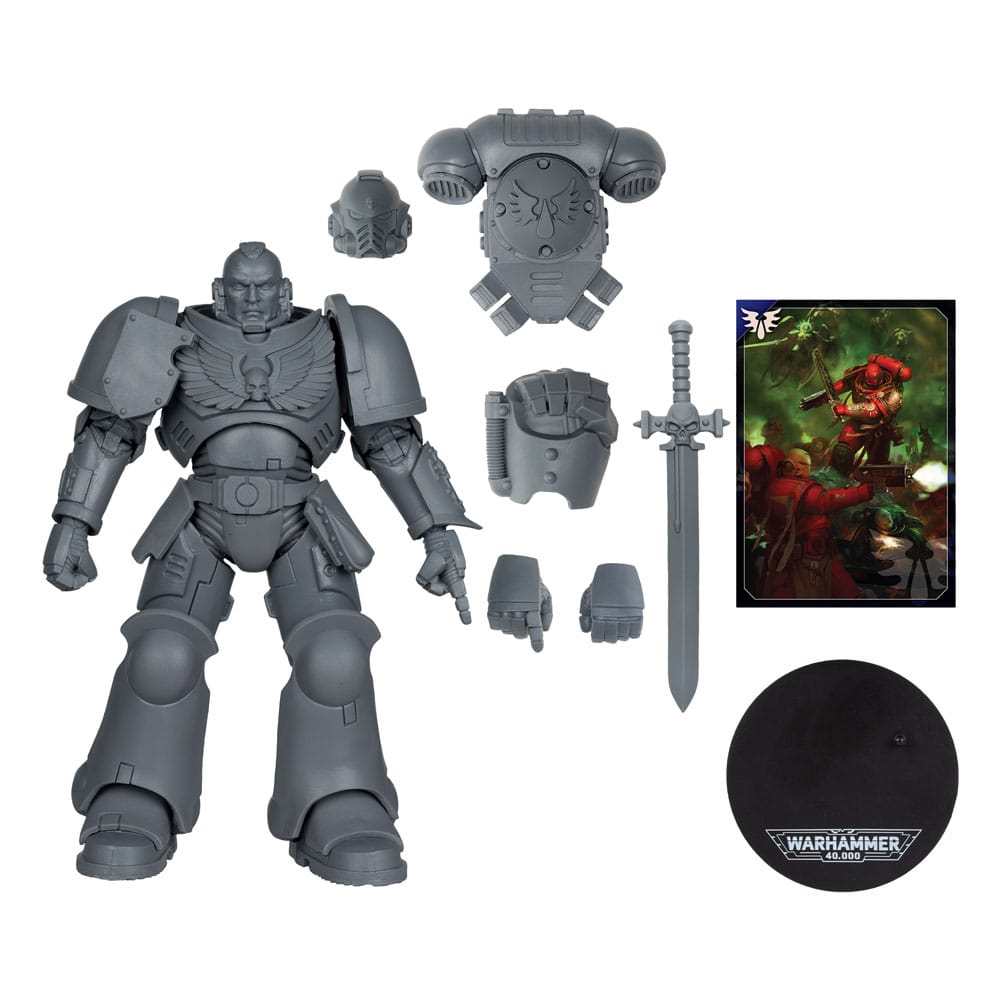 Warhammer 40.000 Aksiyon Figürü Saldırı Şefi Çavuş (Blood Angel) (Sanatçı Kanıtı) 18 cm