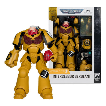 WARHAMMER 40.000 Actiefiguur Sergeant (Imperial Fist) (goudetiket) 18 cm